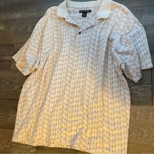 John Henry Cream Polo Shirt‎ size XL